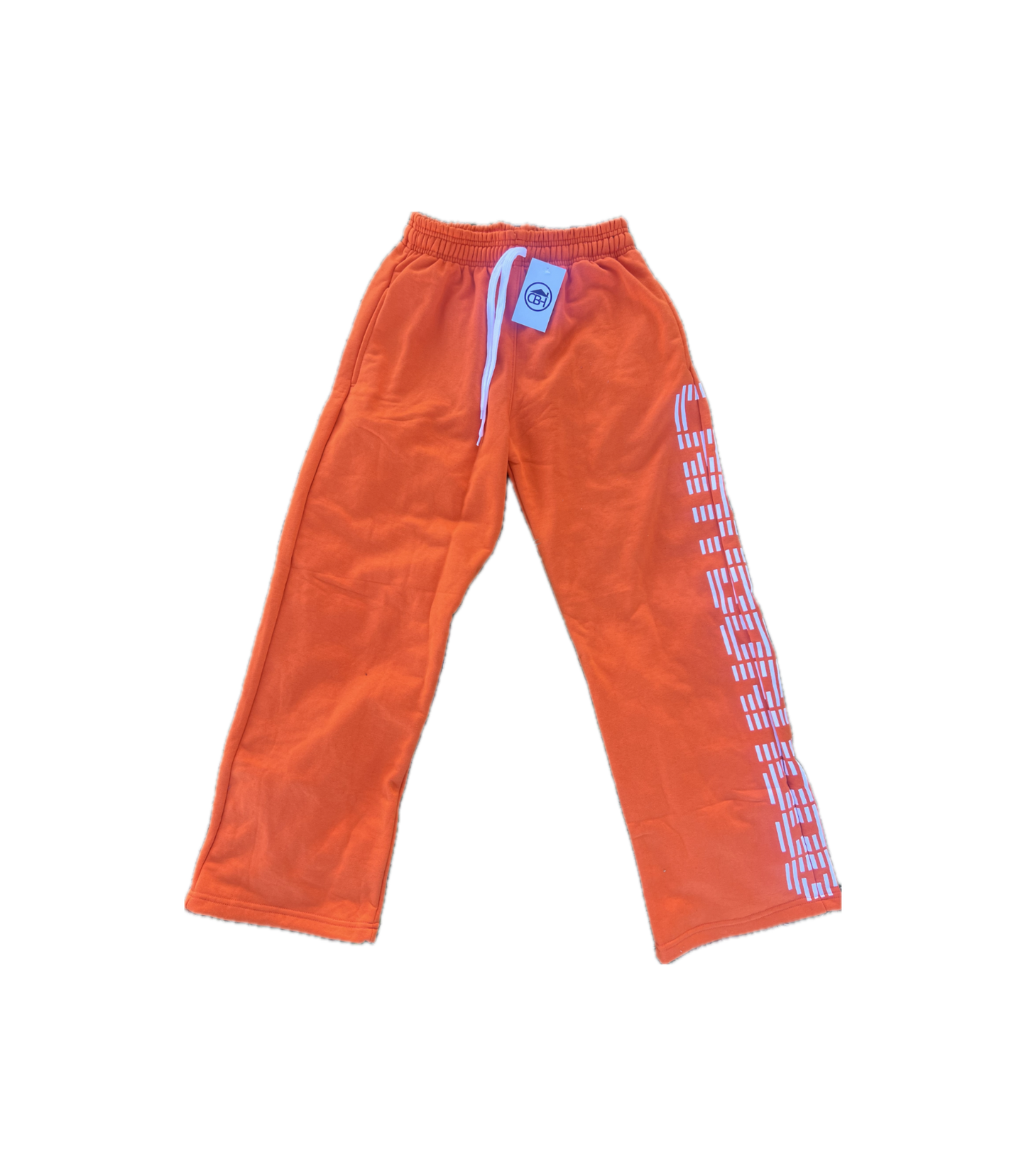 French Terry Cotton Flare Sweatpants (Florida Orange)